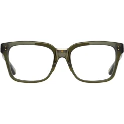 Linda Farrow - Desiree D-Frame Optical Glasses in Green (Men’s) - LFL1322C7OPT - Linda Farrow Eyewear - Avvenice