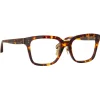 Linda Farrow - Desiree D-Frame Optical Glasses in Tortoiseshell - LFL1322C2OPT - Linda Farrow Eyewear - Avvenice