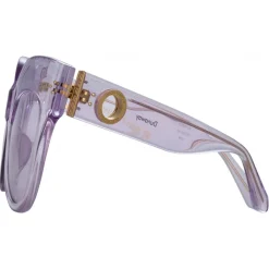 Linda Farrow - Dunaway Oversized Sunglasses in Lilac - LFL1049C13SUN - Linda Farrow Eyewear - Avvenice