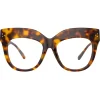 Linda Farrow - Dunaway Oversized Optical Glasses in Tortoiseshell - LFLC1049C15OPT - Linda Farrow Eyewear - Avvenice