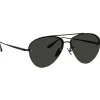 Linda Farrow - Edano Aviator Sunglasses in Matt Nickel - LFL1444C2SUN - Linda Farrow Eyewear - Avvenice