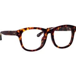 Linda Farrow - Edson D-Frame Optical Glasses in Tortoiseshell - LFL1385C2OPT - Linda Farrow Eyewear - Avvenice