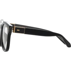 Linda Farrow - Edson D-Frame Optical Glasses in Black - LFL1385C1OPT - Linda Farrow Eyewear - Avvenice