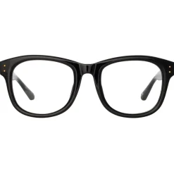 Linda Farrow - Edson D-Frame Optical Glasses in Black - LFL1385C1OPT - Linda Farrow Eyewear - Avvenice