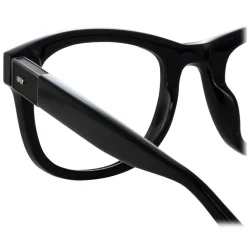 Linda Farrow - Edson Optical D-Frame in Black and Nickel - LFL1385C7OPT - Linda Farrow Eyewear - Avvenice