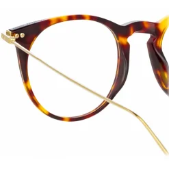 Linda Farrow - Ellis A Oval Optical Glasses in Tortoiseshell - LF54AC2OPT - Linda Farrow Eyewear - Avvenice