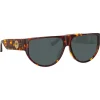 Linda Farrow - Elodie Flat Top Sunglasses in Horn - LFL1302C2SUN - Linda Farrow Eyewear - Avvenice