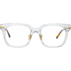 Linda Farrow - Empire D-Frame Optical Glasses in Clear - LF28C3OPT - Linda Farrow Eyewear - Avvenice
