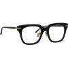 Linda Farrow - Empire D-Frame Optical Glasses in Black - LF28C1OPT - Linda Farrow Eyewear - Avvenice