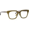 Linda Farrow - Empire D-Frame Optical Glasses in Green - LF28C4OPT - Linda Farrow Eyewear - Avvenice