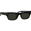 Linda Farrow - Falck Rectangular Sunglasses in Black - LFL1448C1SUN - Linda Farrow Eyewear - Avvenice