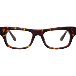 Linda Farrow - Falck Rectangular Optical Frame in Tortoiseshell - LFL1448C5OPT - Linda Farrow Eyewear - Avvenice