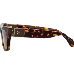 Linda Farrow - Falck Rectangular Optical Frame in Tortoiseshell - LFL1448C5OPT - Linda Farrow Eyewear - Avvenice