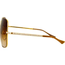 Linda Farrow - Fine Jewellery 2 C2 Oversized Sunglasses - Linda Farrow Fine Jewellery - Linda Farrow Eyewear - Avvenice