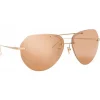 Linda Farrow - Fine Jewellery 18 C3 Aviator Sunglasses - Linda Farrow Fine Jewellery - Linda Farrow Eyewear - Avvenice