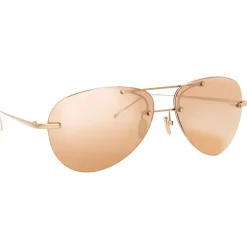 Linda Farrow - Fine Jewellery 5 C6 Aviator Sunglasses - Linda Farrow Fine Jewellery - Linda Farrow Eyewear - Avvenice