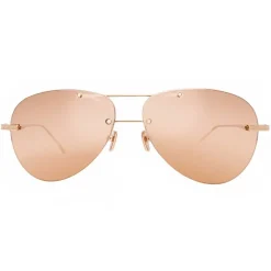 Linda Farrow - Fine Jewellery 5 C6 Aviator Sunglasses - Linda Farrow Fine Jewellery - Linda Farrow Eyewear - Avvenice