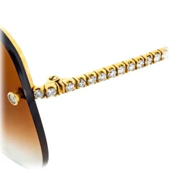 Linda Farrow - Fine Jewellery 3 C2 Oversized Sunglasses - Linda Farrow Fine Jewellery - Linda Farrow Eyewear - Avvenice