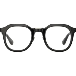 Linda Farrow - Fletcher Angular Optical Frame in Black and Nickel - LFL1103C14OPT - Linda Farrow Eyewear - Avvenice