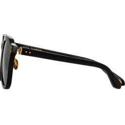 Linda Farrow - Fletcher Angular Sunglasses in Black - LFL1103C1SUN - Linda Farrow Eyewear - Avvenice