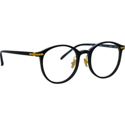 Linda Farrow - Forster A Oval Optical Glasses in Black - LF59AC1OPT - Linda Farrow Eyewear - Avvenice