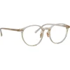 Linda Farrow - Forster A Oval Optical Glasses in Ash - LF59AC4OPT - Linda Farrow Eyewear - Avvenice