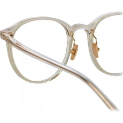 Linda Farrow - Forster A Oval Optical Glasses in Ash - LF59AC4OPT - Linda Farrow Eyewear - Avvenice