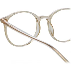 Linda Farrow - Forster Oval Optical Glasses in Ash - LF59C4OPT - Linda Farrow Eyewear - Avvenice
