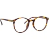Linda Farrow - Forster Oval Optical Glasses in Tortoiseshell - LF59C2OPT - Linda Farrow Eyewear - Avvenice