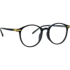 Linda Farrow - Forster Oval Optical Glasses in Black - LF59C1OPT - Linda Farrow Eyewear - Avvenice