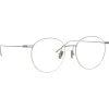 Linda Farrow - Foster A Oval Optical Glasses in White Gold - LF34AC2OPT - Linda Farrow Eyewear - Avvenice