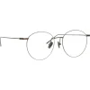 Linda Farrow - Foster Oval Optical Glasses in Nickel - LF34C4OPT - Linda Farrow Eyewear - Avvenice