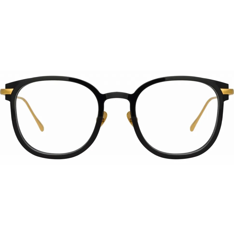 Linda Farrow - Fraser Square Optical Glasses in Black - LFL1184C1OPT - Linda Farrow Eyewear - Avvenice