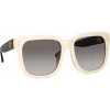 Linda Farrow - Freya Square Sunglasses in Cream Black - LFL1175C3SUN - Linda Farrow Eyewear - Avvenice
