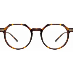 Linda Farrow - Griffin A Oval Optical Glasses in Tortoiseshell - LF50AC2OPT - Linda Farrow Eyewear - Avvenice