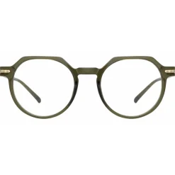 Linda Farrow - Griffin A Oval Optical Glasses in Green - LF50AC4OPT - Linda Farrow Eyewear - Avvenice
