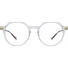 Linda Farrow - Griffin A Oval Optical Glasses in Clear - LF50AC3OPT - Linda Farrow Eyewear - Avvenice