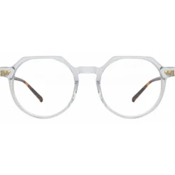 Linda Farrow - Griffin Oval Optical Glasses in Clear - LF50C3OPT - Linda Farrow Eyewear - Avvenice