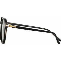 Linda Farrow - Griffin Oval Optical Glasses in Black - LF50C1OPT - Linda Farrow Eyewear - Avvenice