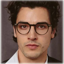 Linda Farrow - Griffin Oval Optical Glasses in Tortoiseshell - LF50C2OPT - Linda Farrow Eyewear - Avvenice