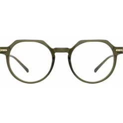 Linda Farrow - Griffin Oval Optical Glasses in Green - LF50C4OPT - Linda Farrow Eyewear - Avvenice