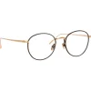 Linda Farrow - Harrison Oval Optical Glasses in Rose Gold Brown - LFL940C4OPT - Linda Farrow Eyewear - Avvenice