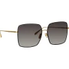 Linda Farrow - Hina Square Sunglasses in Black - LFL1458C1SUN - Linda Farrow Eyewear - Avvenice