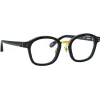 Linda Farrow - Hunter D-Frame Optical Glasses in Black - LFL1350C1OPT - Linda Farrow Eyewear - Avvenice