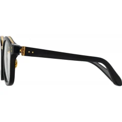 Linda Farrow - Hunter D-Frame Optical Glasses in Black - LFL1350C1OPT - Linda Farrow Eyewear - Avvenice