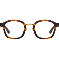 Linda Farrow - Hunter D-Frame Optical Glasses in Tortoiseshell - LFL1350C2OPT - Linda Farrow Eyewear - Avvenice