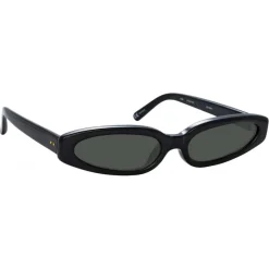Linda Farrow - Jardine Angular Sunglasses in Black - LFL960C1SUN - Linda Farrow Eyewear - Avvenice