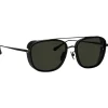 Linda Farrow - Jarvis Aviator Sunglasses in Black and Nickel - LFL1441C1SUN - Linda Farrow Eyewear - Avvenice