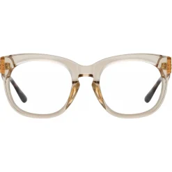 Linda Farrow - Jenson D-Frame Optical Glasses in Ash - LFL1384C5OPT - Linda Farrow Eyewear - Avvenice