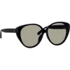 Linda Farrow - Katia Cat Eye Sunglasses in Black - LFL1417C3SUN - Linda Farrow Eyewear - Avvenice